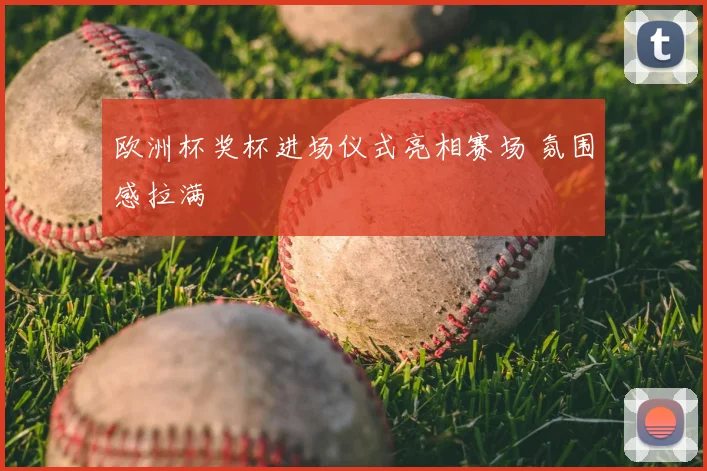 欧洲杯奖杯进场仪式亮相赛场 氛围感拉满